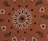 Bandana en soie - STAR - BISCUIT - Grand Modèle