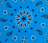 Bandana en soie - STAR - BLUETTE - Grand Modèle