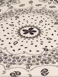 Silk Bandana - ECRU - Small Size