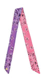 Bag Scarf - Lilas / Strawberry Pink
