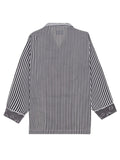 Chemise Rayée - Black / Pale Grey / Dark Grey