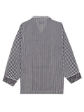 Striped Shirt - Black / Pale Grey / Dark Grey