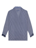 Striped Shirt - Navy / Chambray