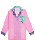 Chemise Rayée - Pink / Mint / Lilas