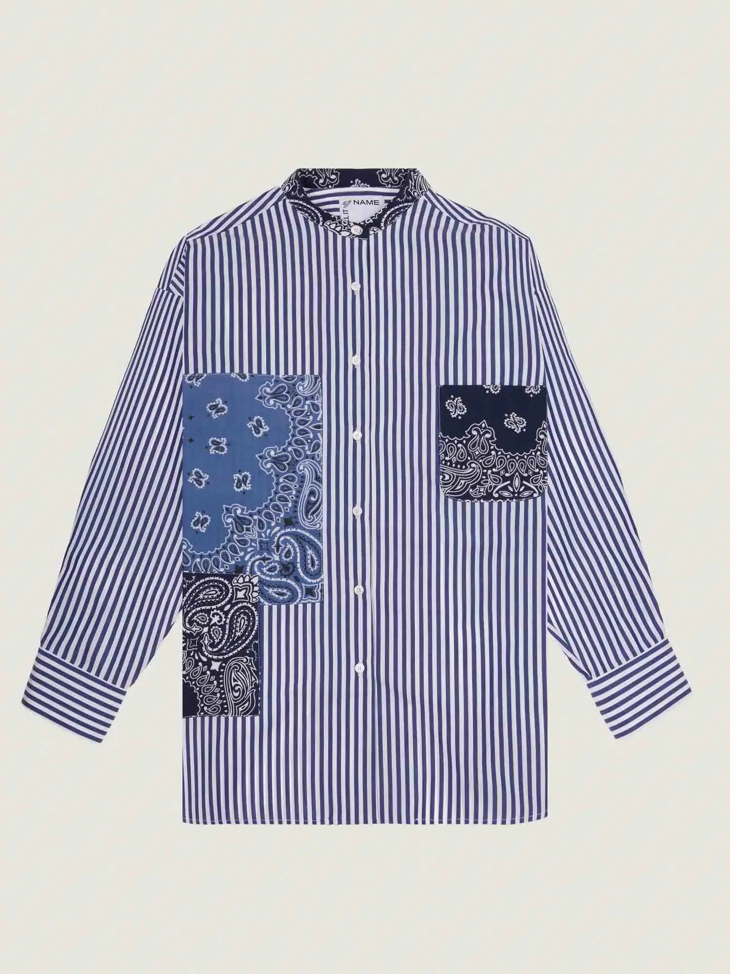 Unisex striped shirt - Navy