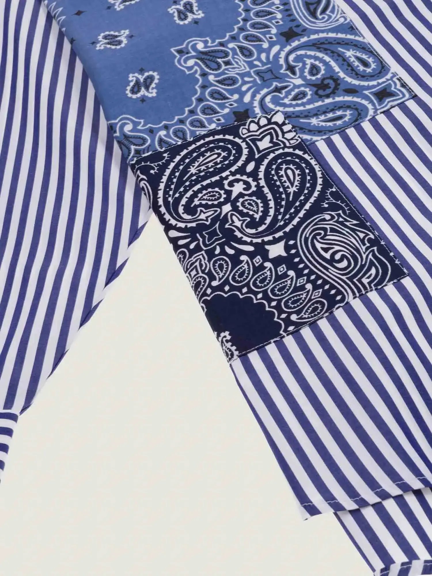 Unisex striped shirt - Navy