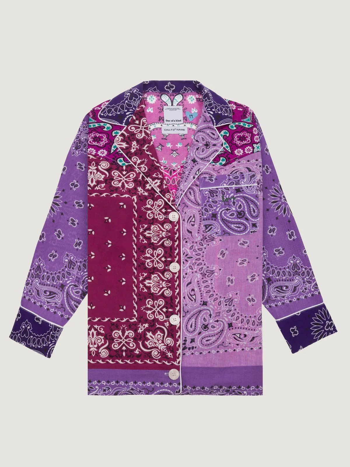 Chemise - 183 - Shades of Purple - M