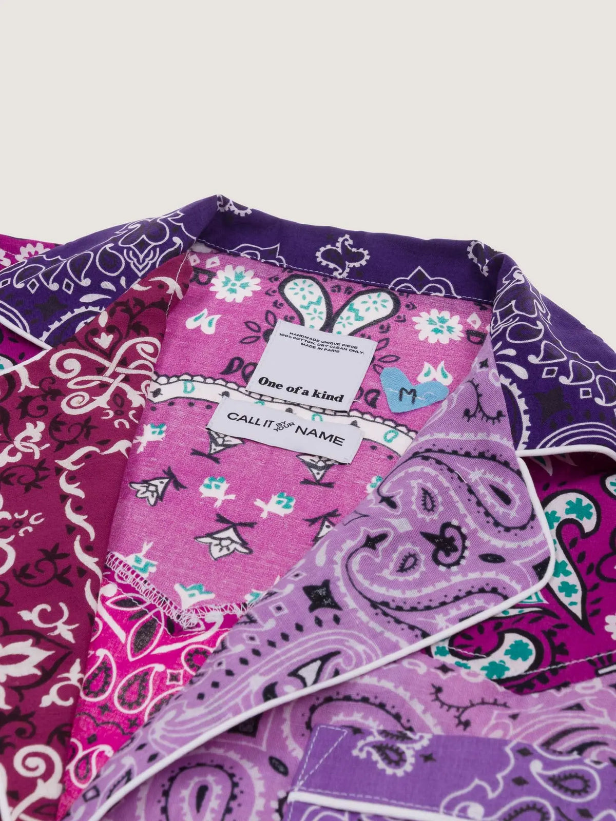 Chemise - 183 - Shades of Purple - M