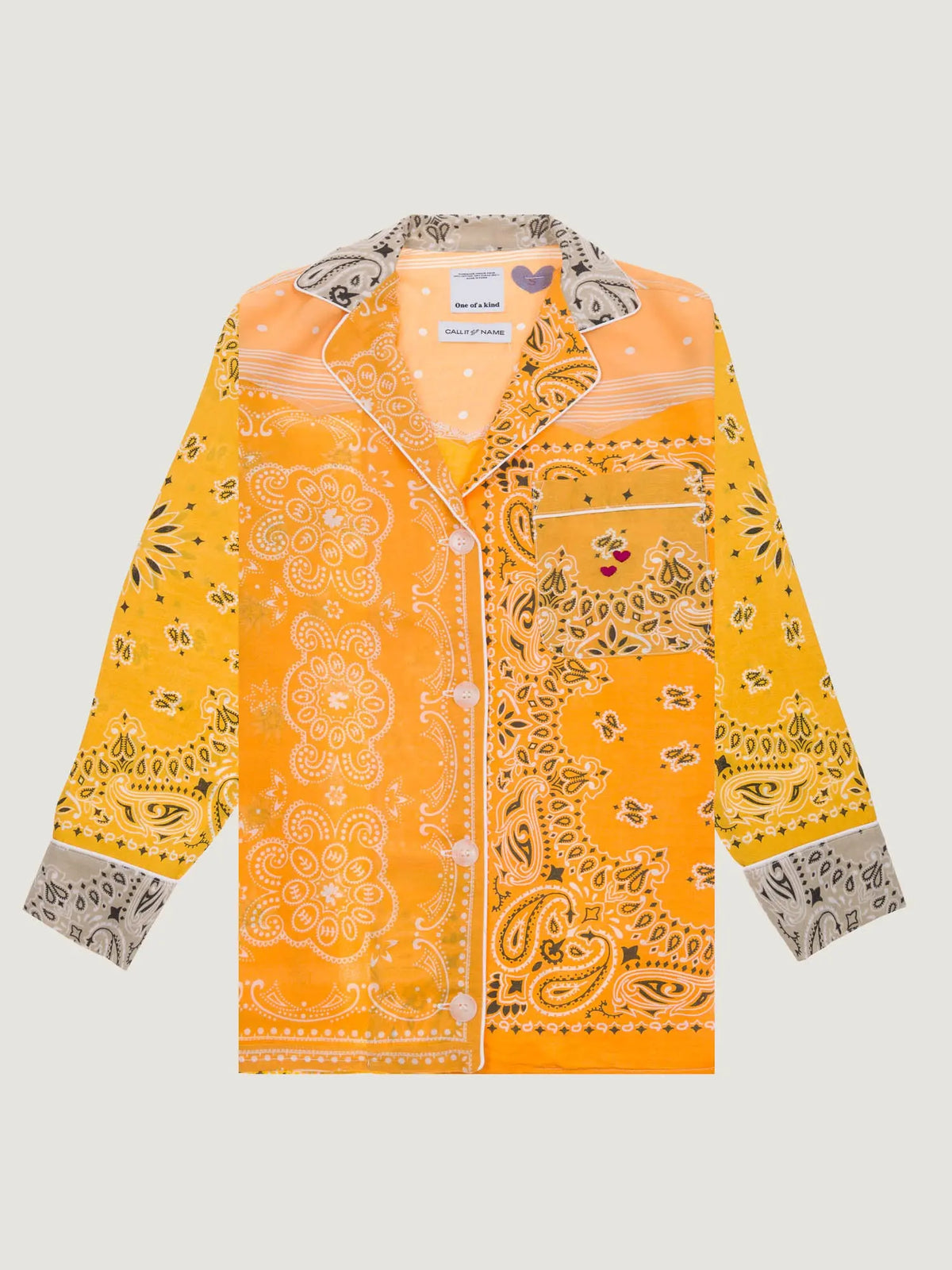 Chemise - 186 - Shades of Yellow - S