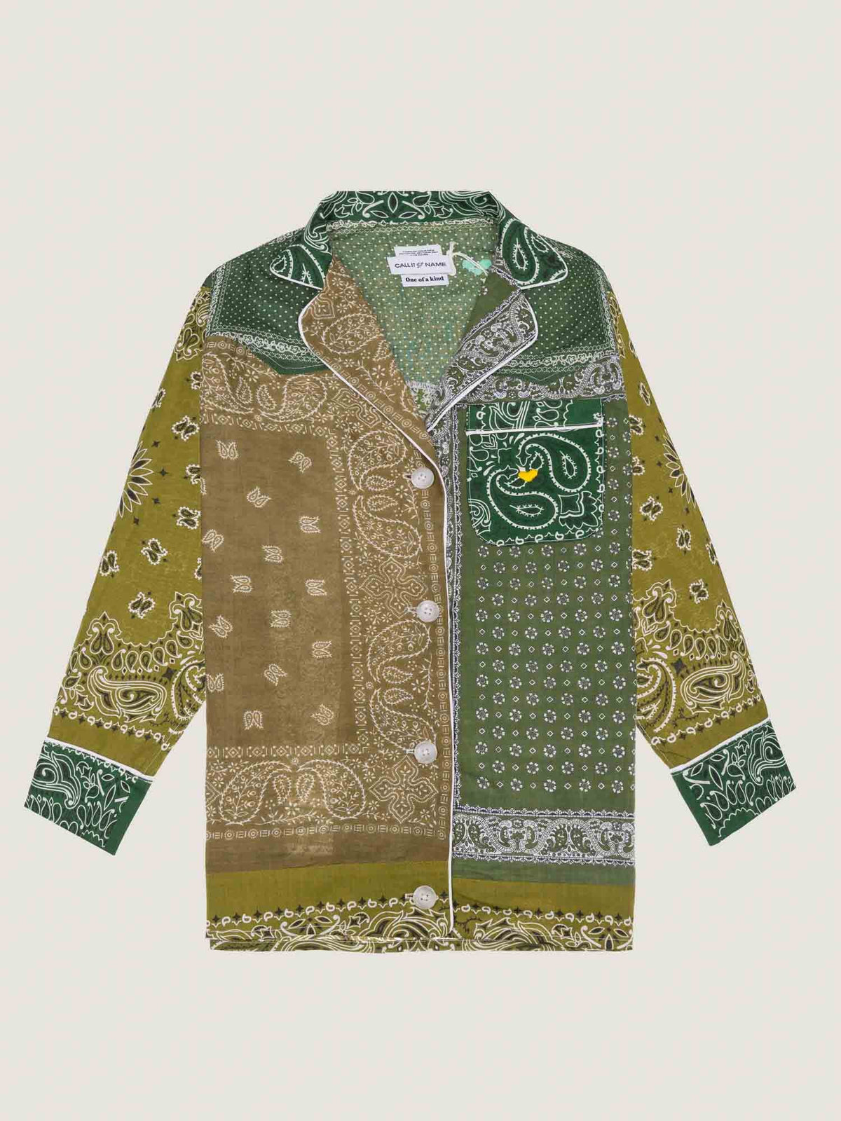 Chemise - 189 - Shades of Green - M