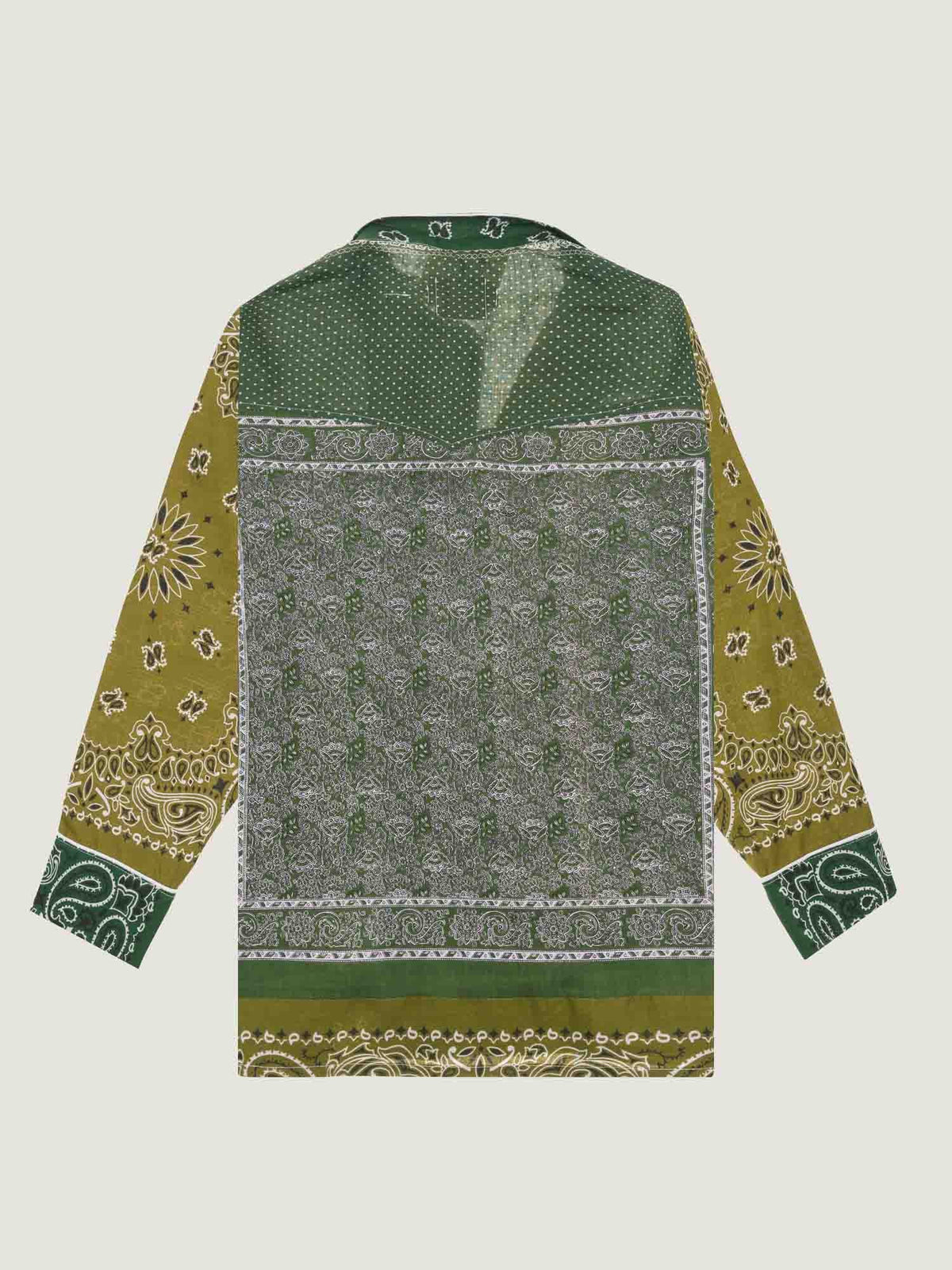 Chemise - 189 - Shades of Green - M