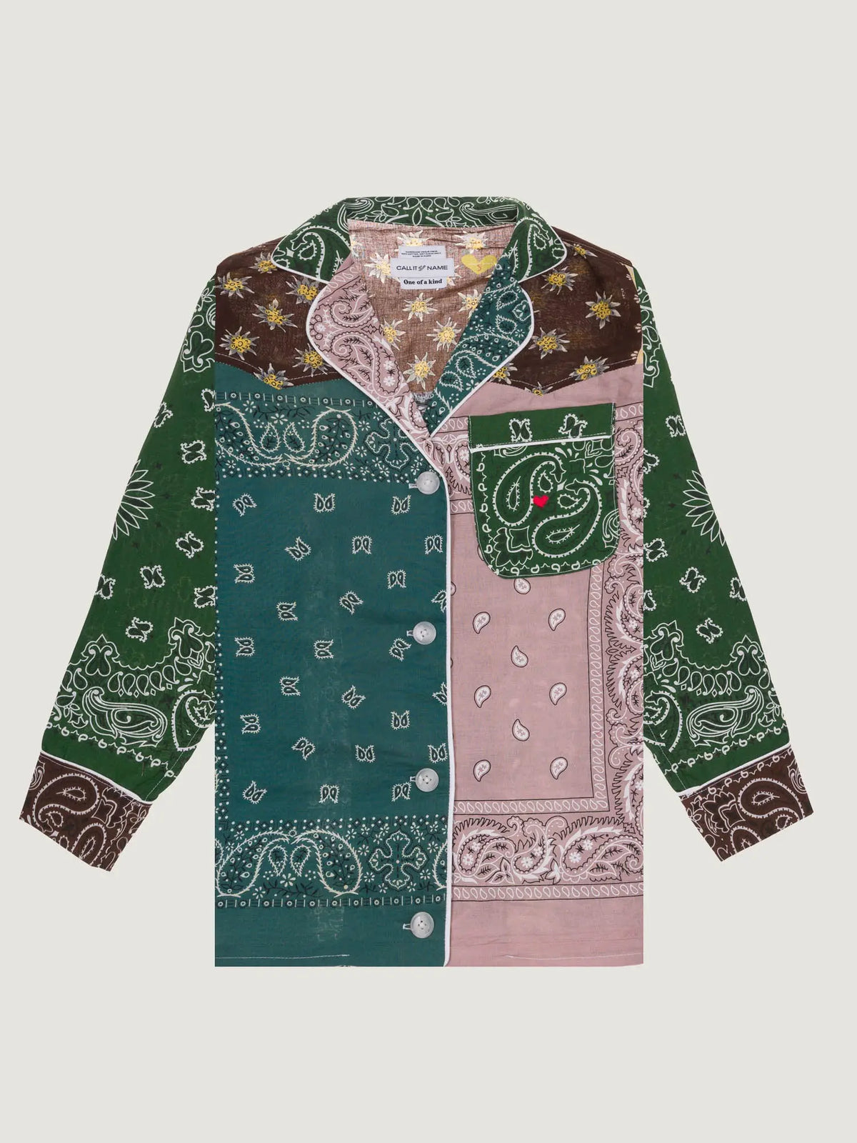 Chemise - 190 - Shades of Green - S