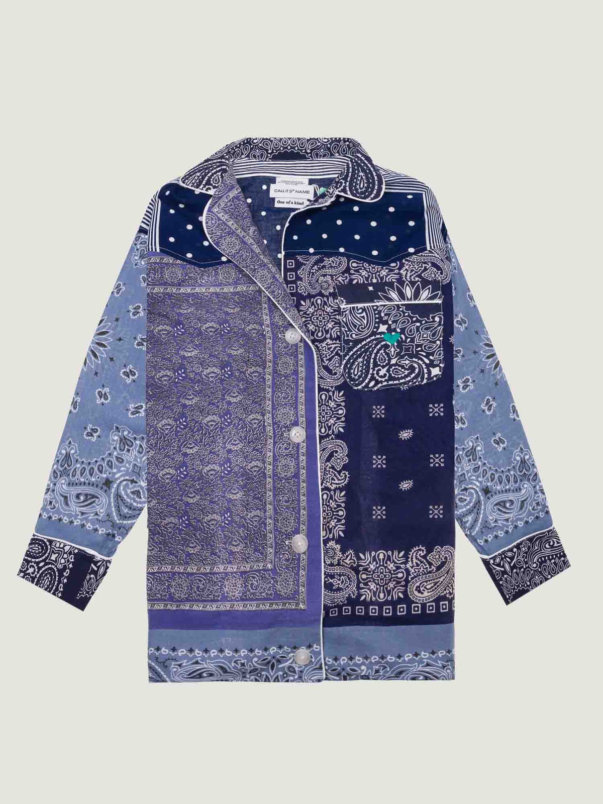 Chemise - 192 - Shades of Blue - M