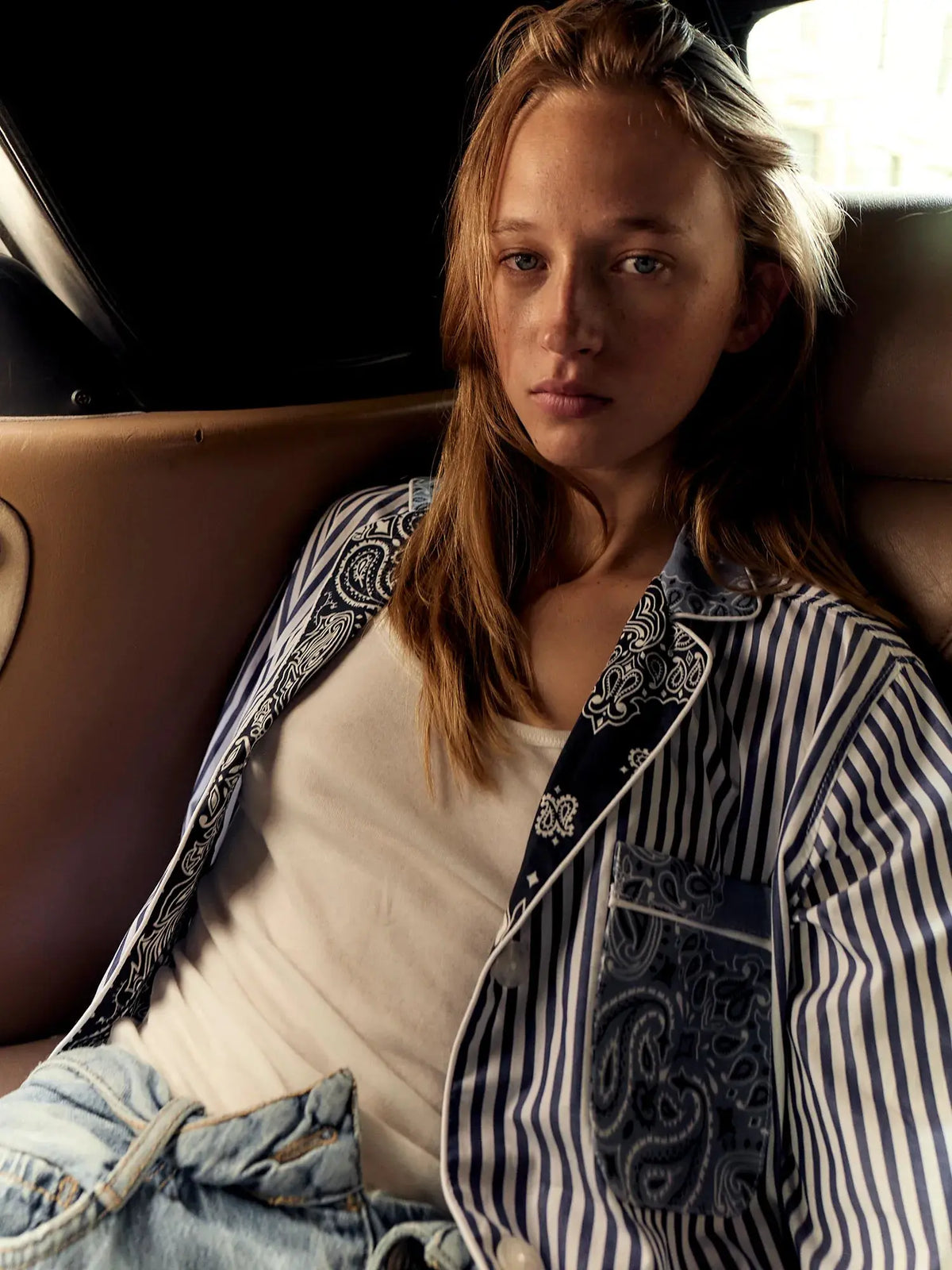 Striped Shirt - Navy