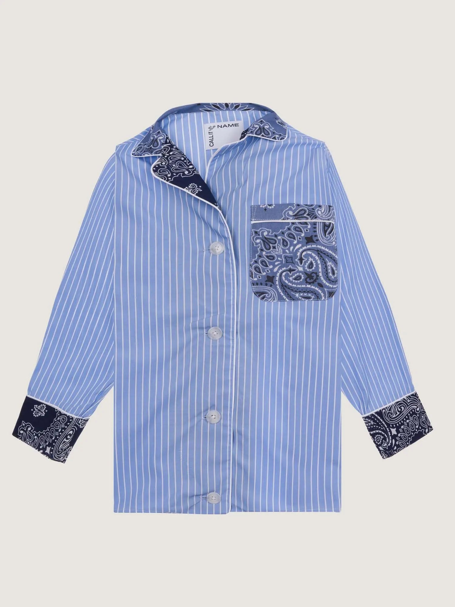 Chemise rayée - Chambray / Navy