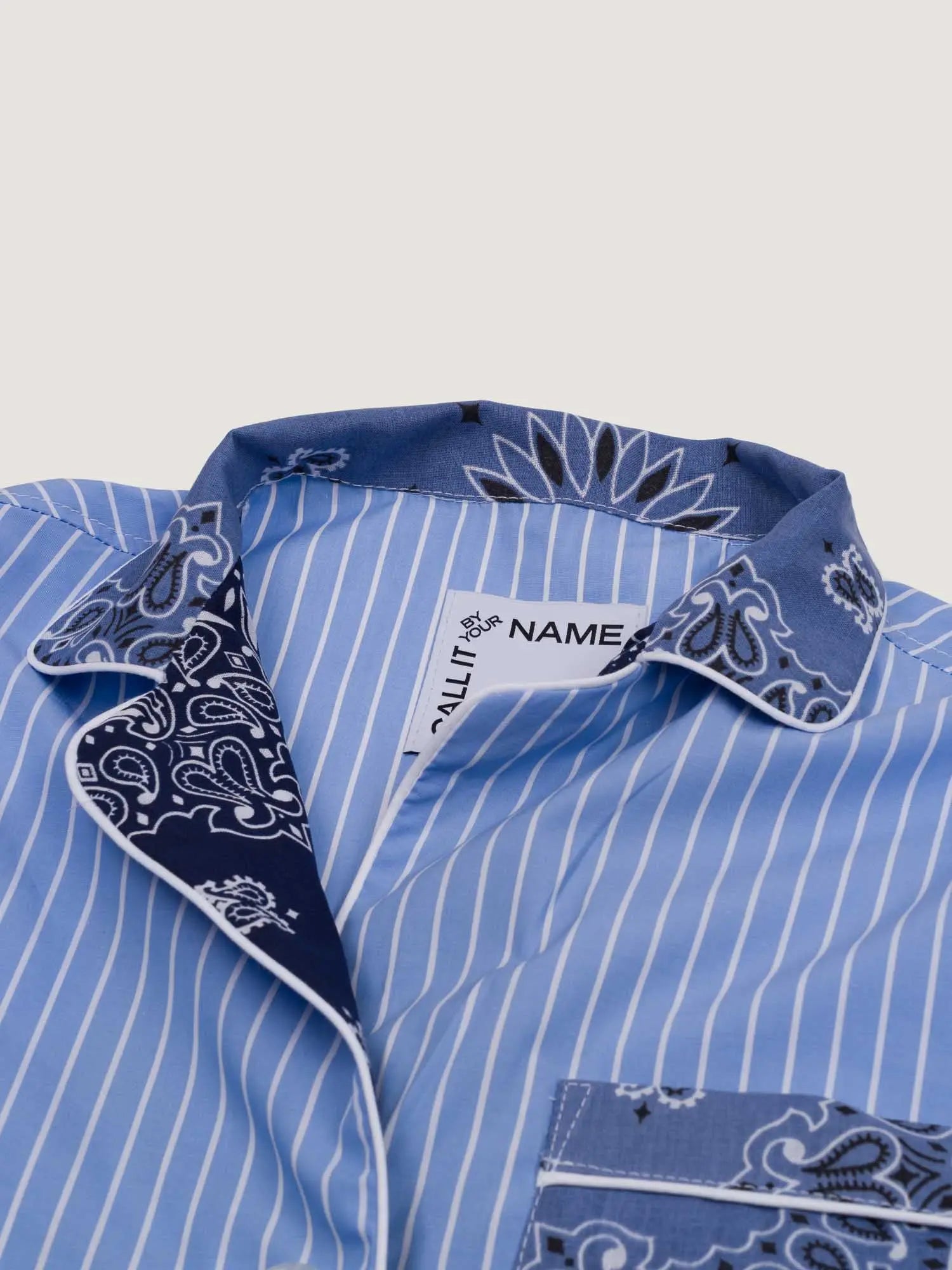 Chemise rayée - Chambray / Navy