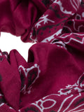 Maxi Scrunchy - Burgundy