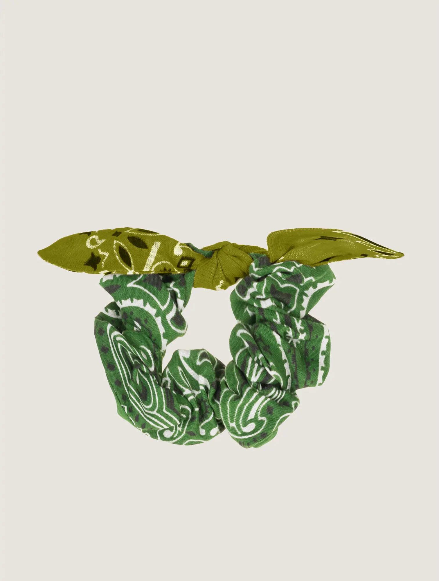 Scrunchy - Green Week end / Bronze