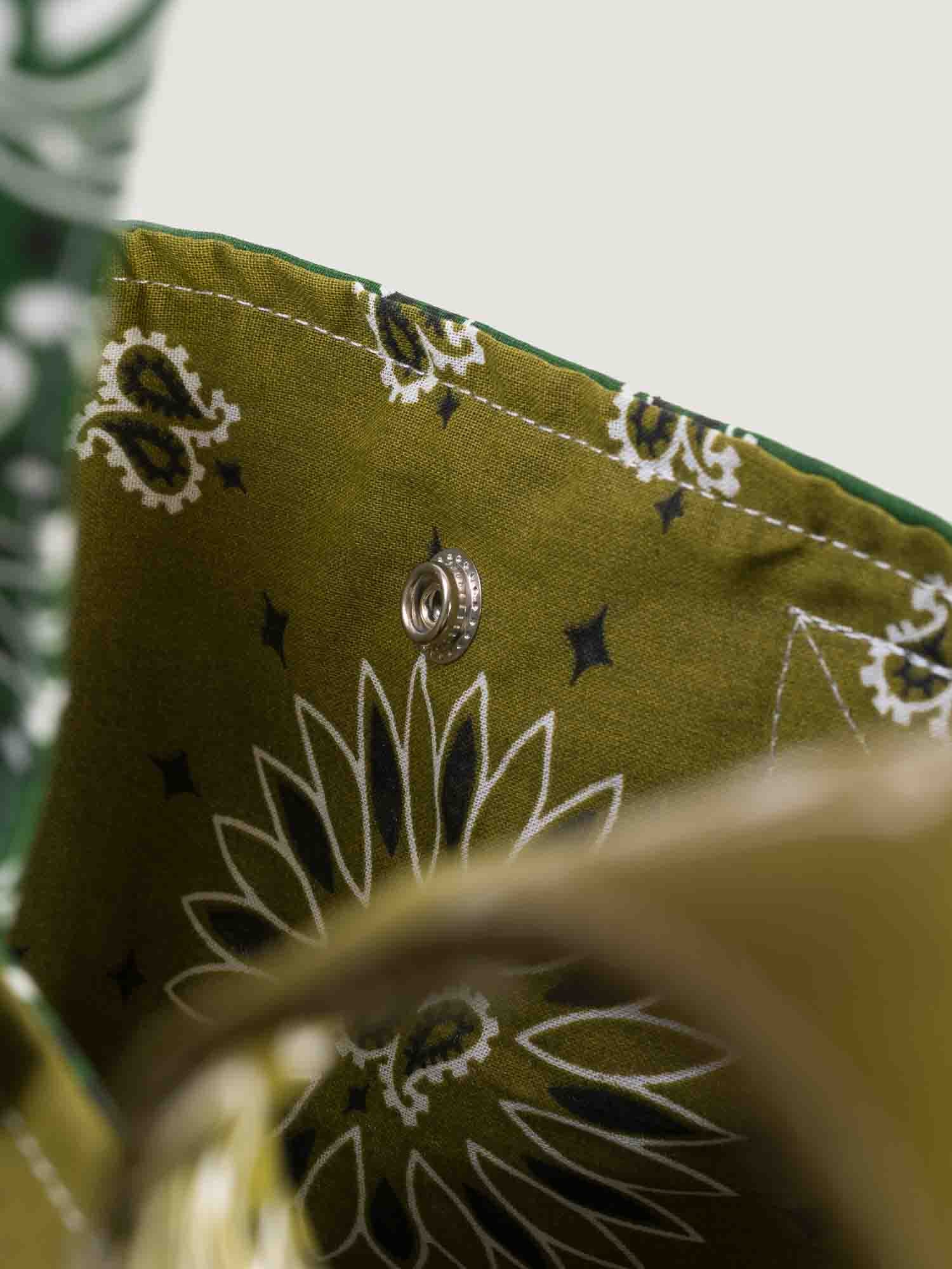 Trapeze bag - Bronze / Week-end Green