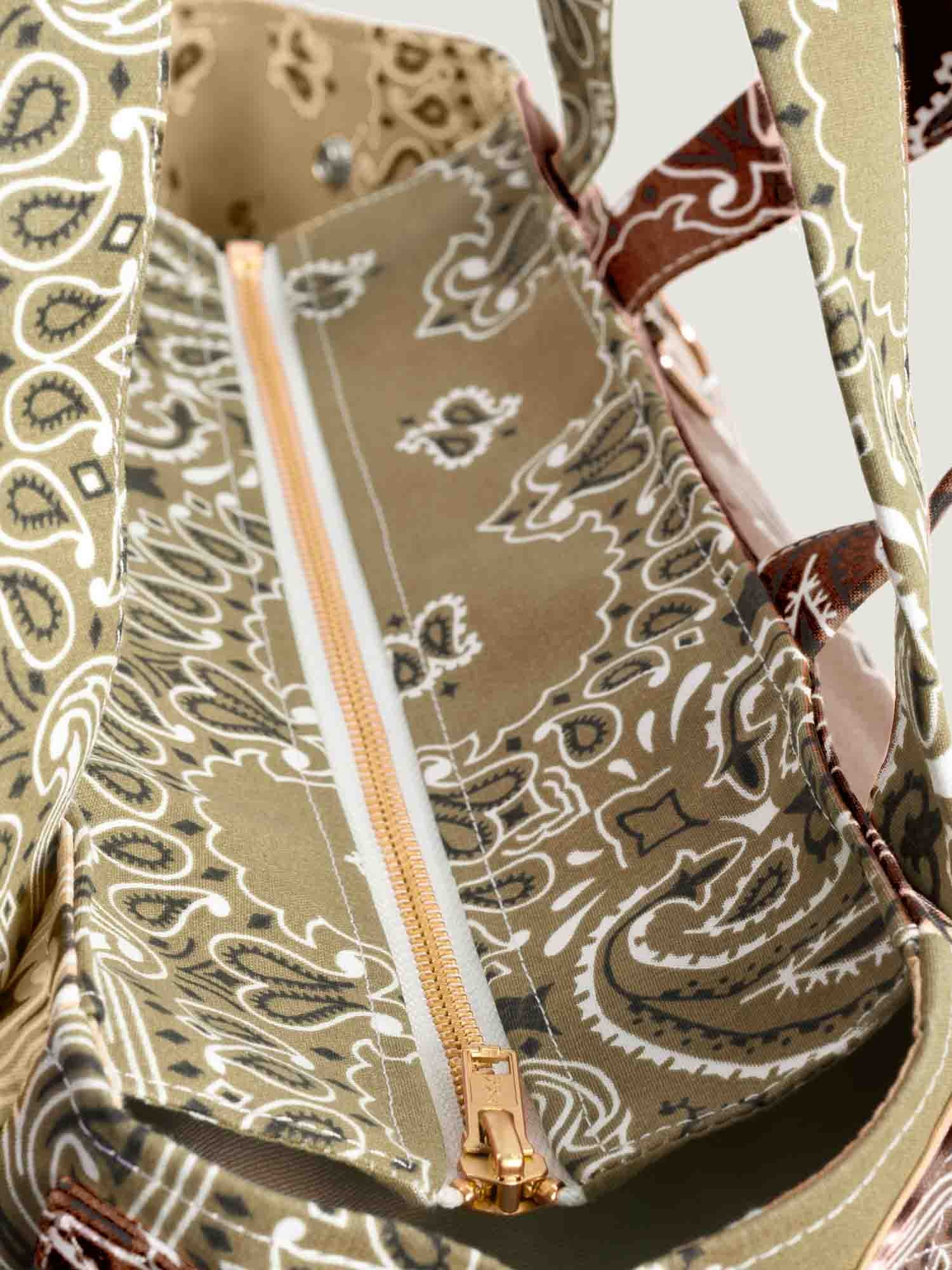 Trapeze bag - Brown / Beige