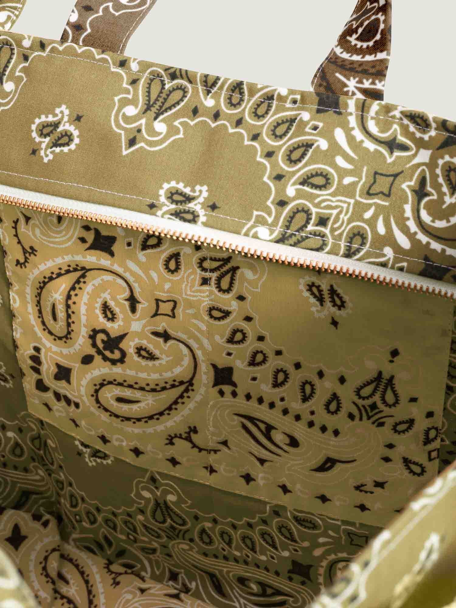 Trapeze bag - Brown / Beige