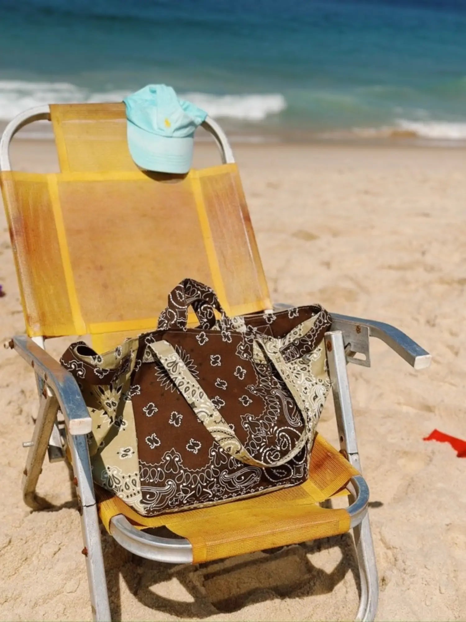 Trapeze bag - Brown / Beige