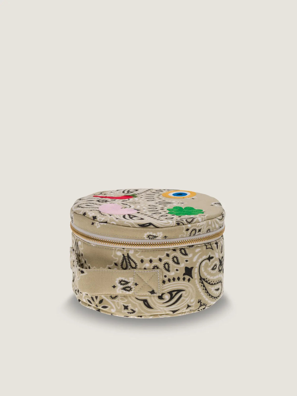 Grande Boîte à Bijoux - Beige / Moutarde