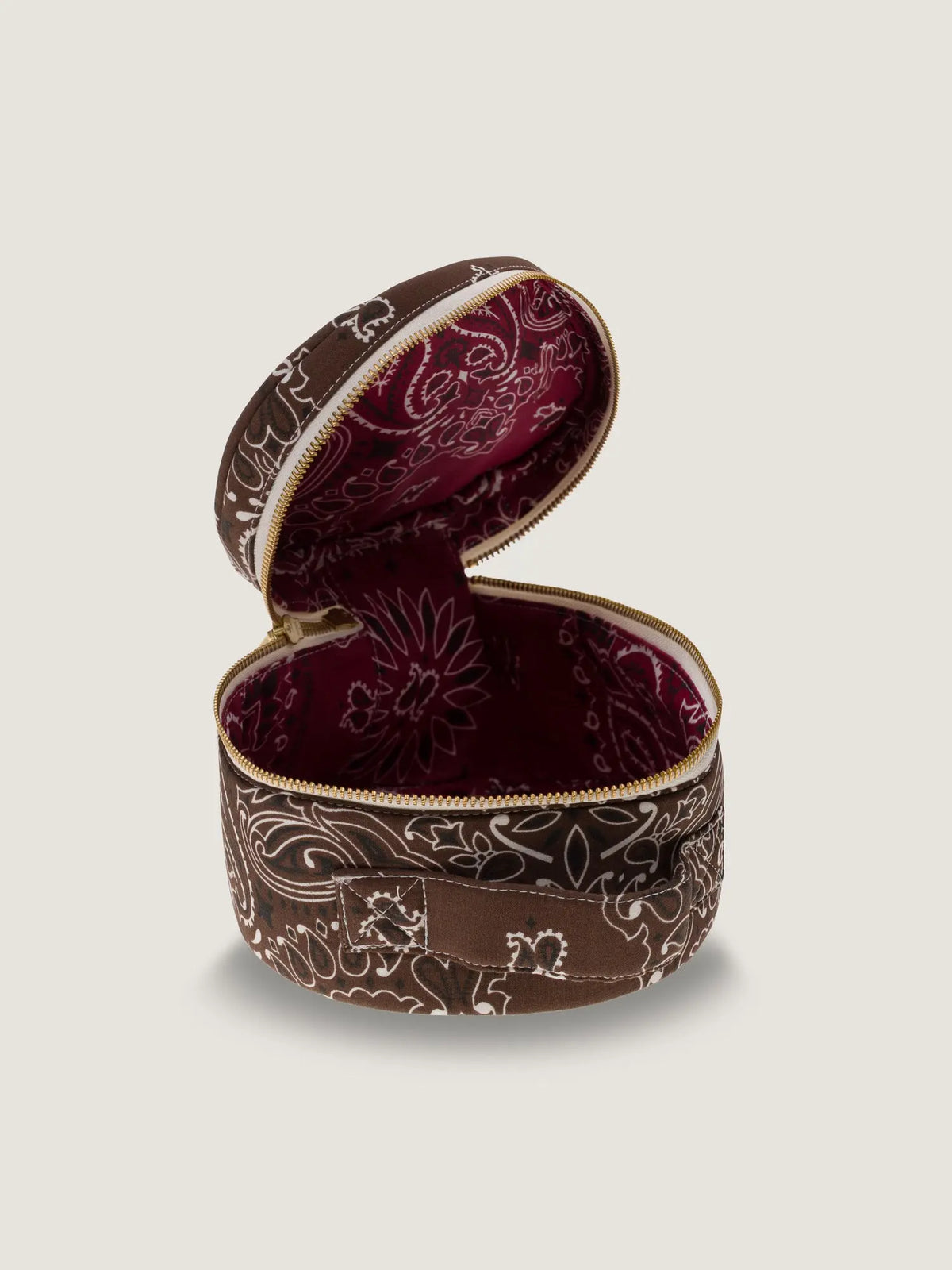 Grande Boîte à Bijoux - Marron / bordeaux