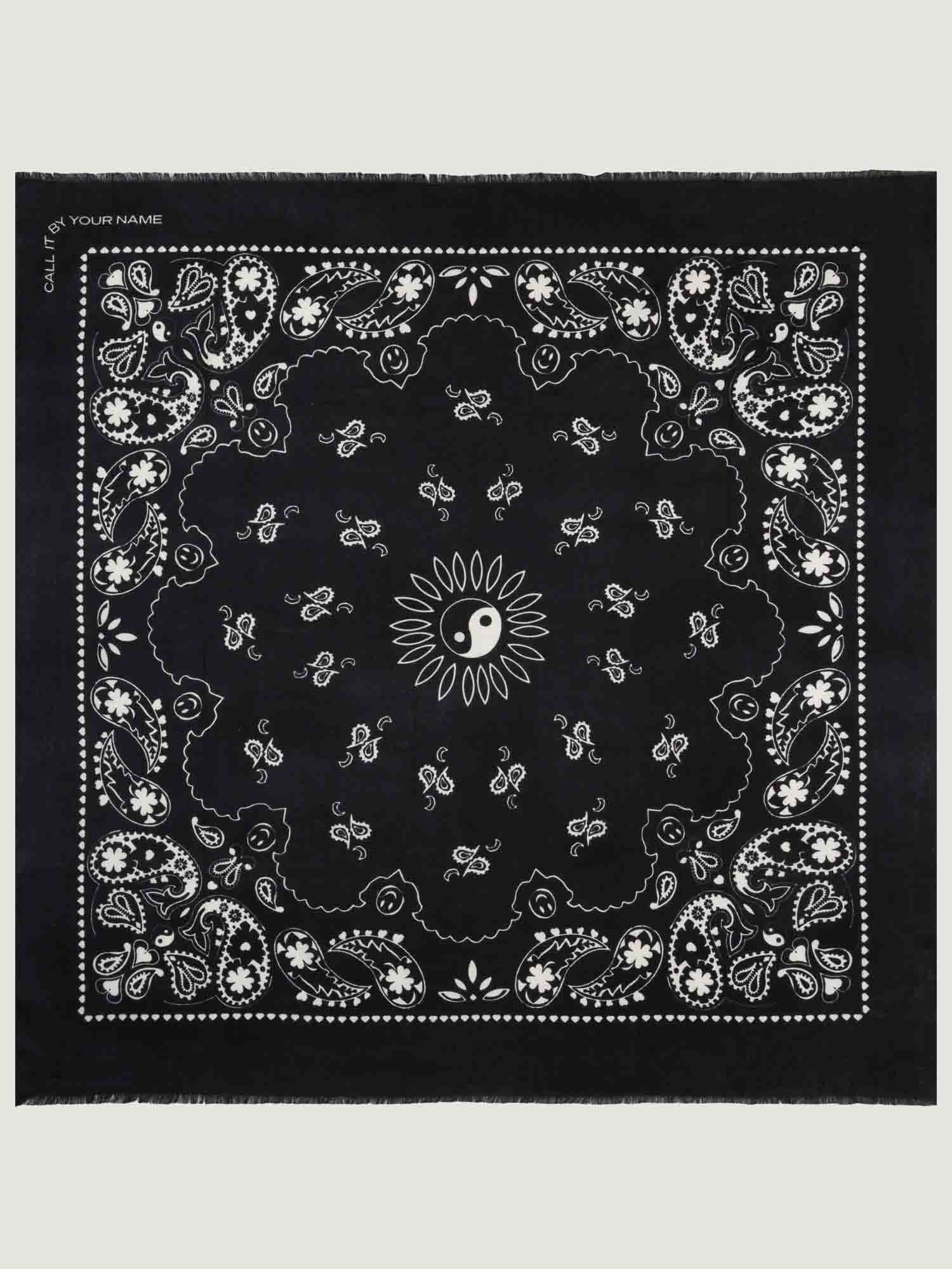 Fashion accessories: hand-embroidered and designed as bandanas