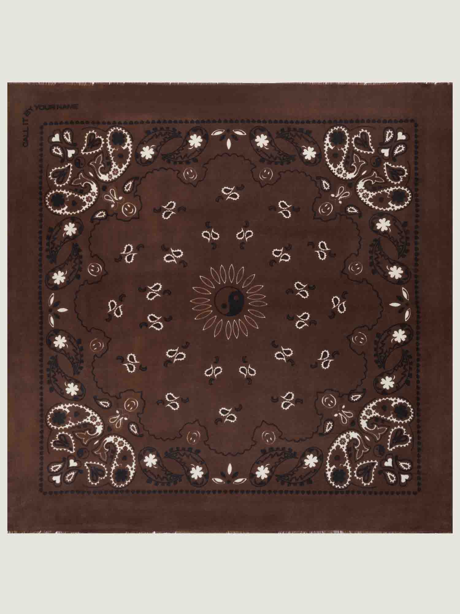 Etole Paisley - MARRON