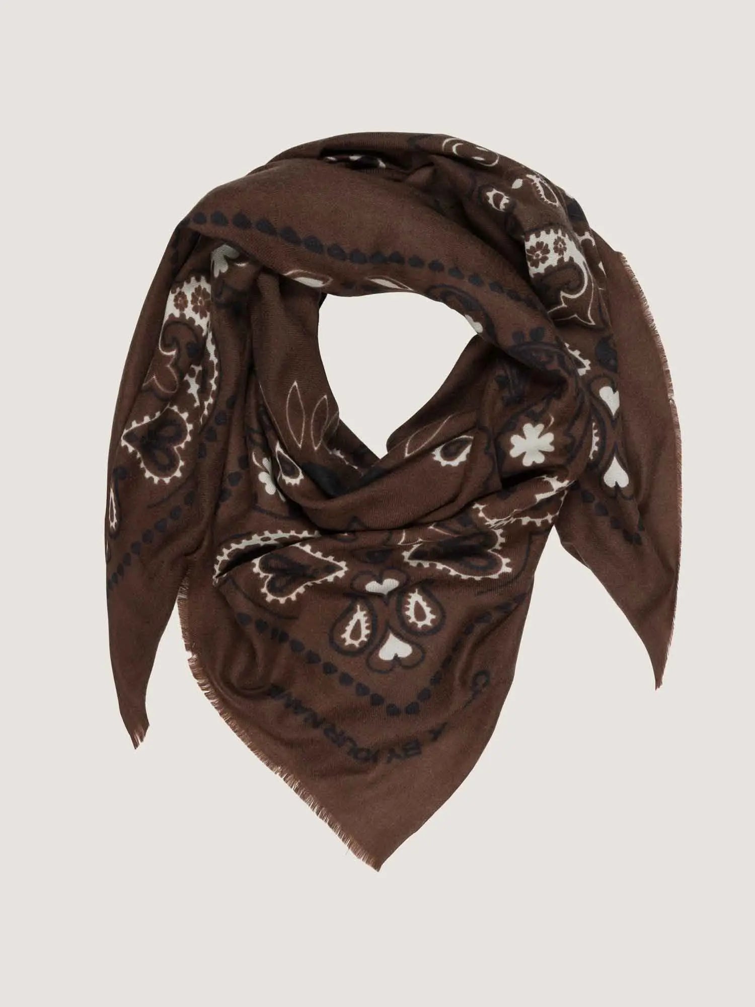 Etole Paisley - MARRON
