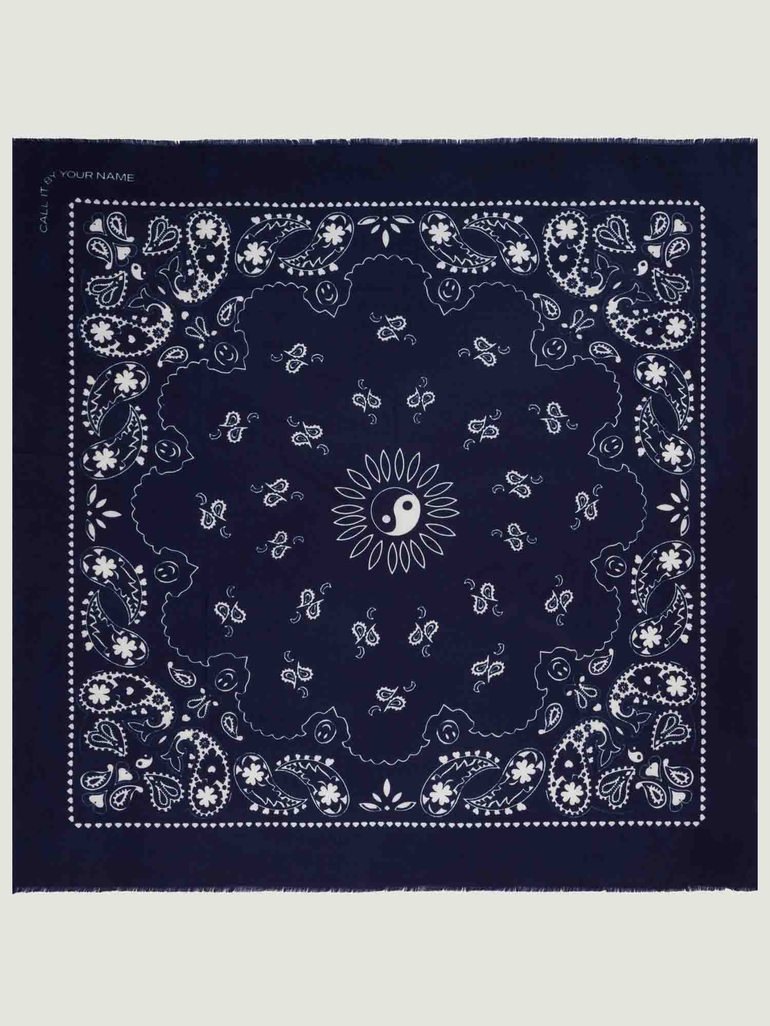 Fashion accessories: hand-embroidered and designed as bandanas