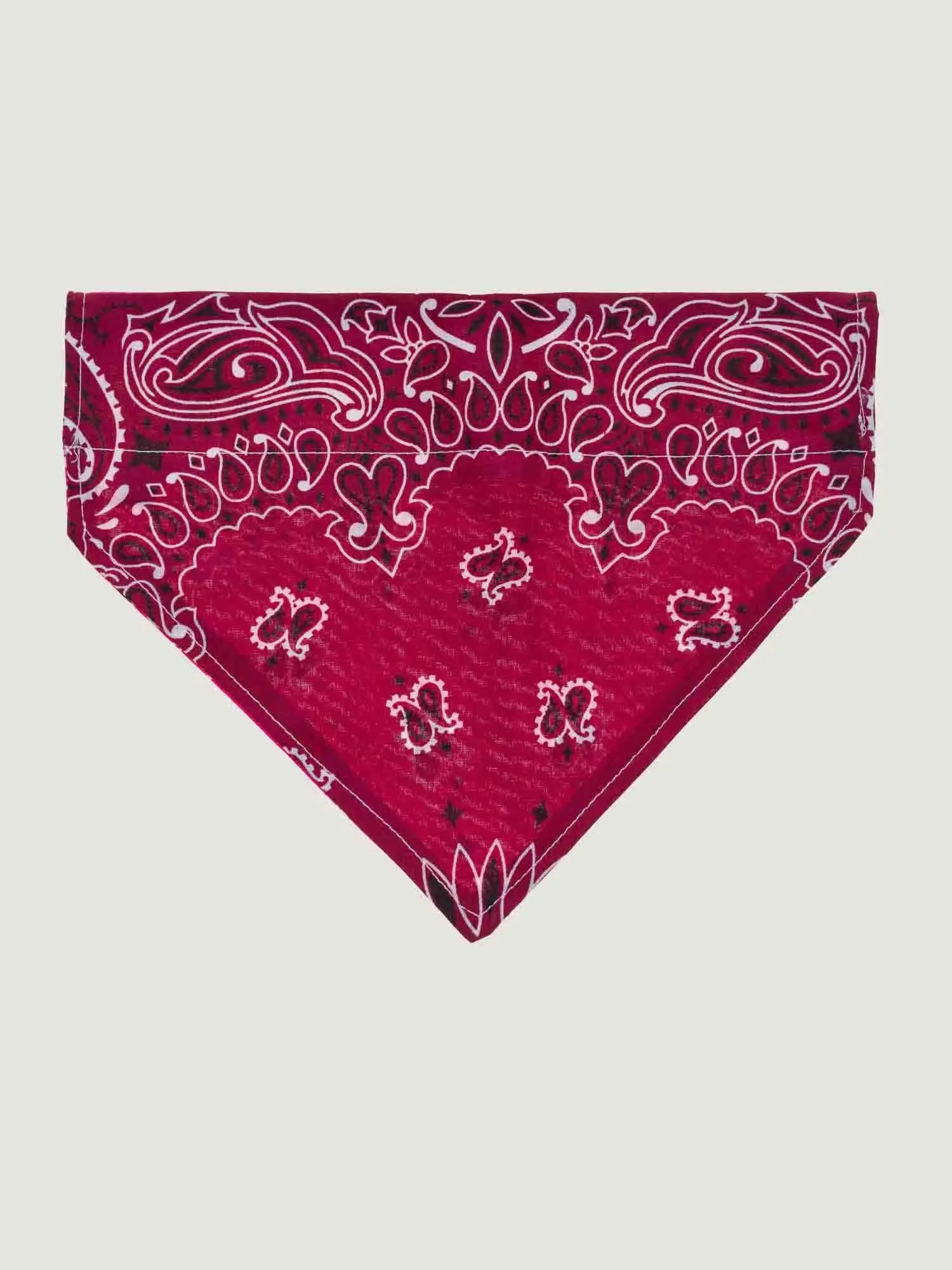 Grand bandana collier chien - Bordeaux / Fuschia