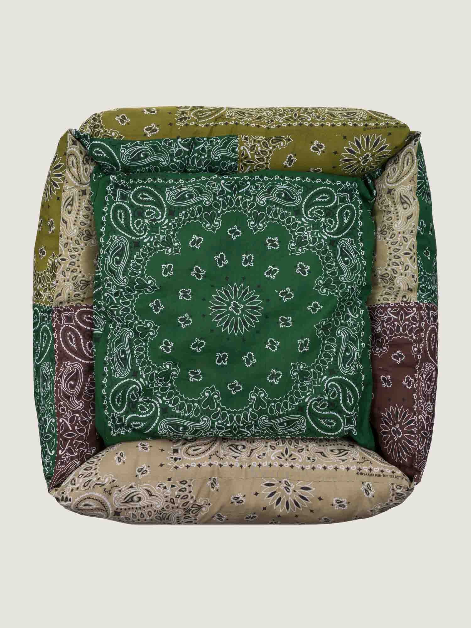 Large dog basket - Bronze / Colorblock