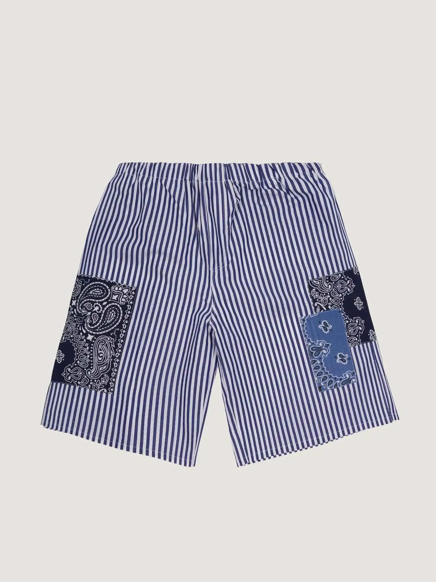 Bermuda rayé - Navy