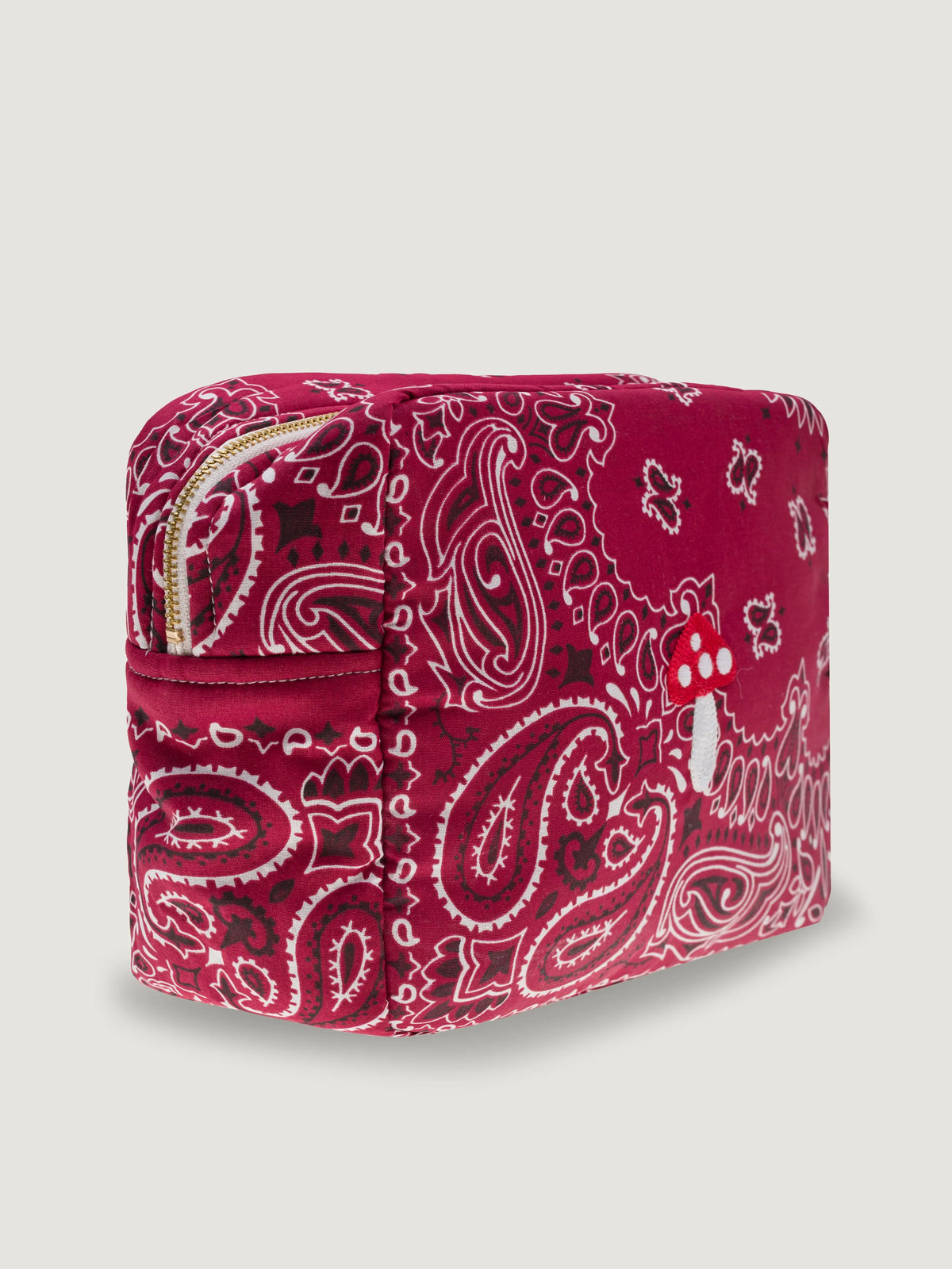 Rectangular toiletry bag - MUSHROOM - All Burgundy