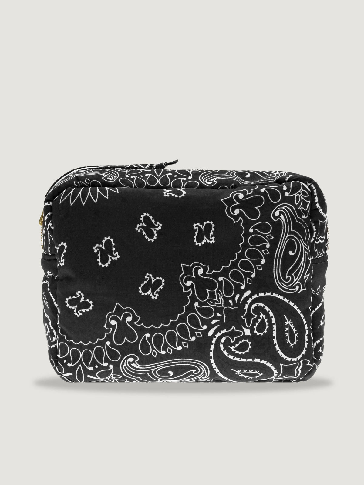 Trousse de toilette rectangle - HAPPY FACE - All Black