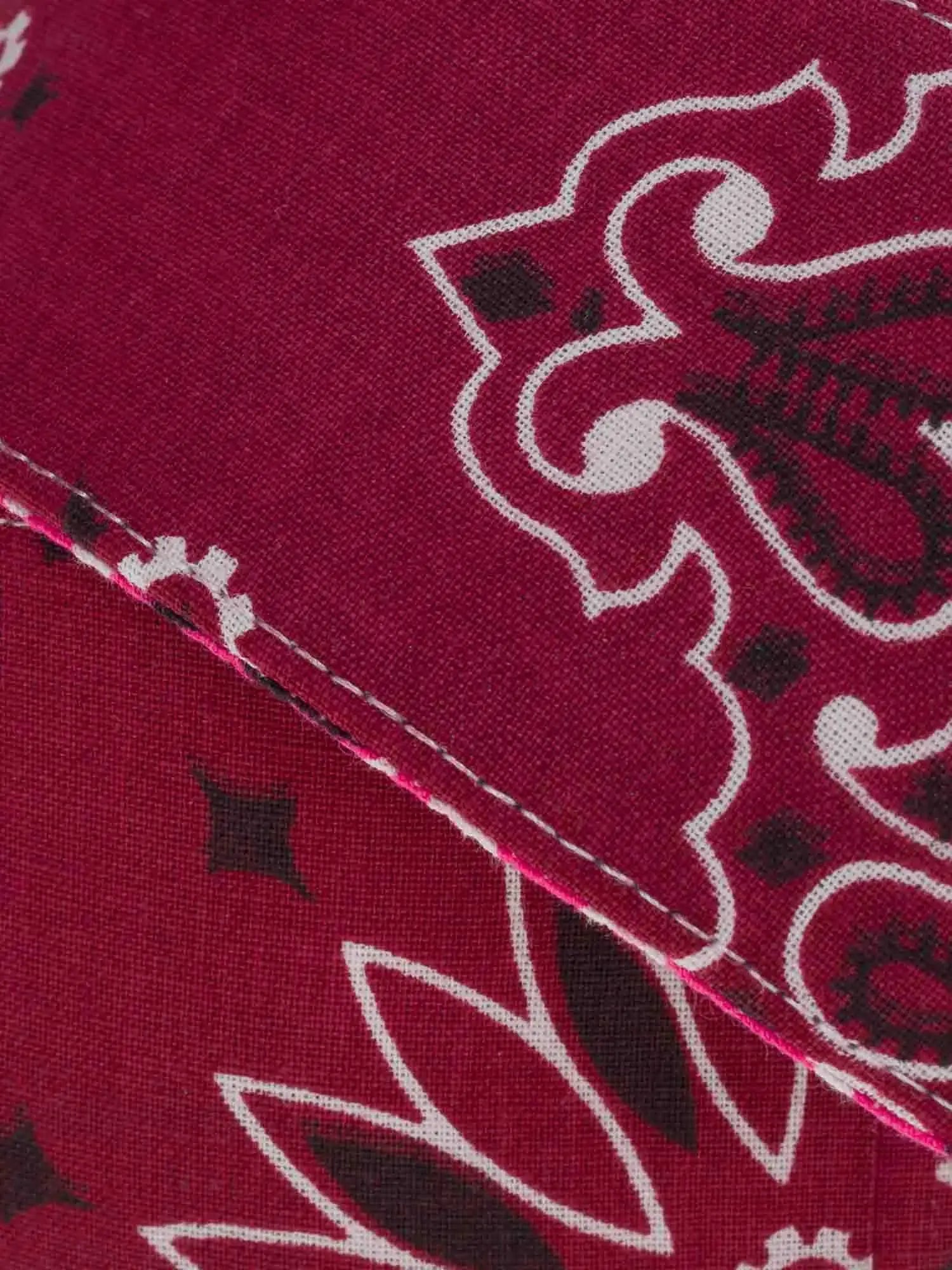 Grande Bandoulière - Bordeaux / Fuchsia
