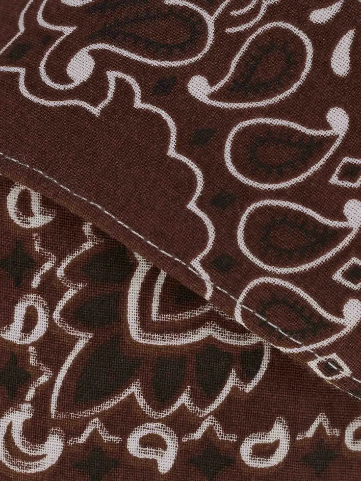 Large Bag Strap - Brown / Beige
