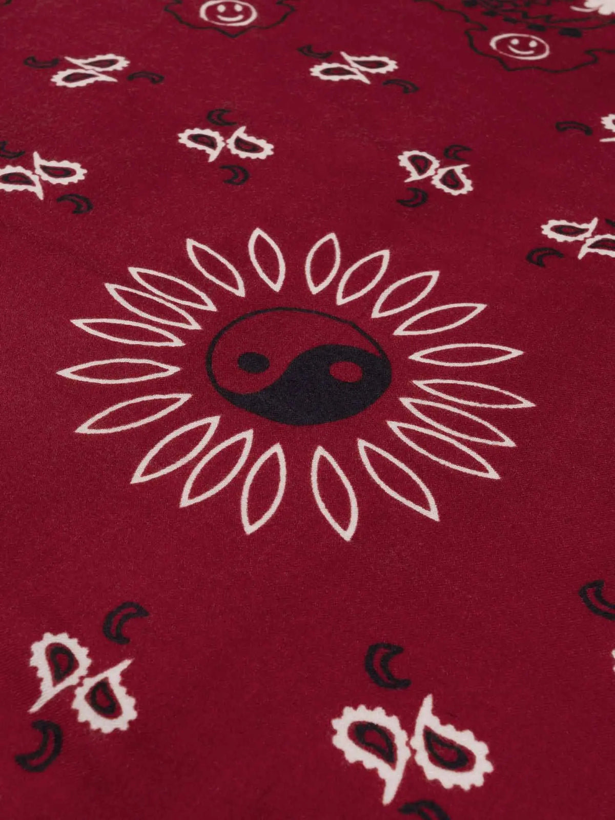 Paisley Stole - BURGUNDY
