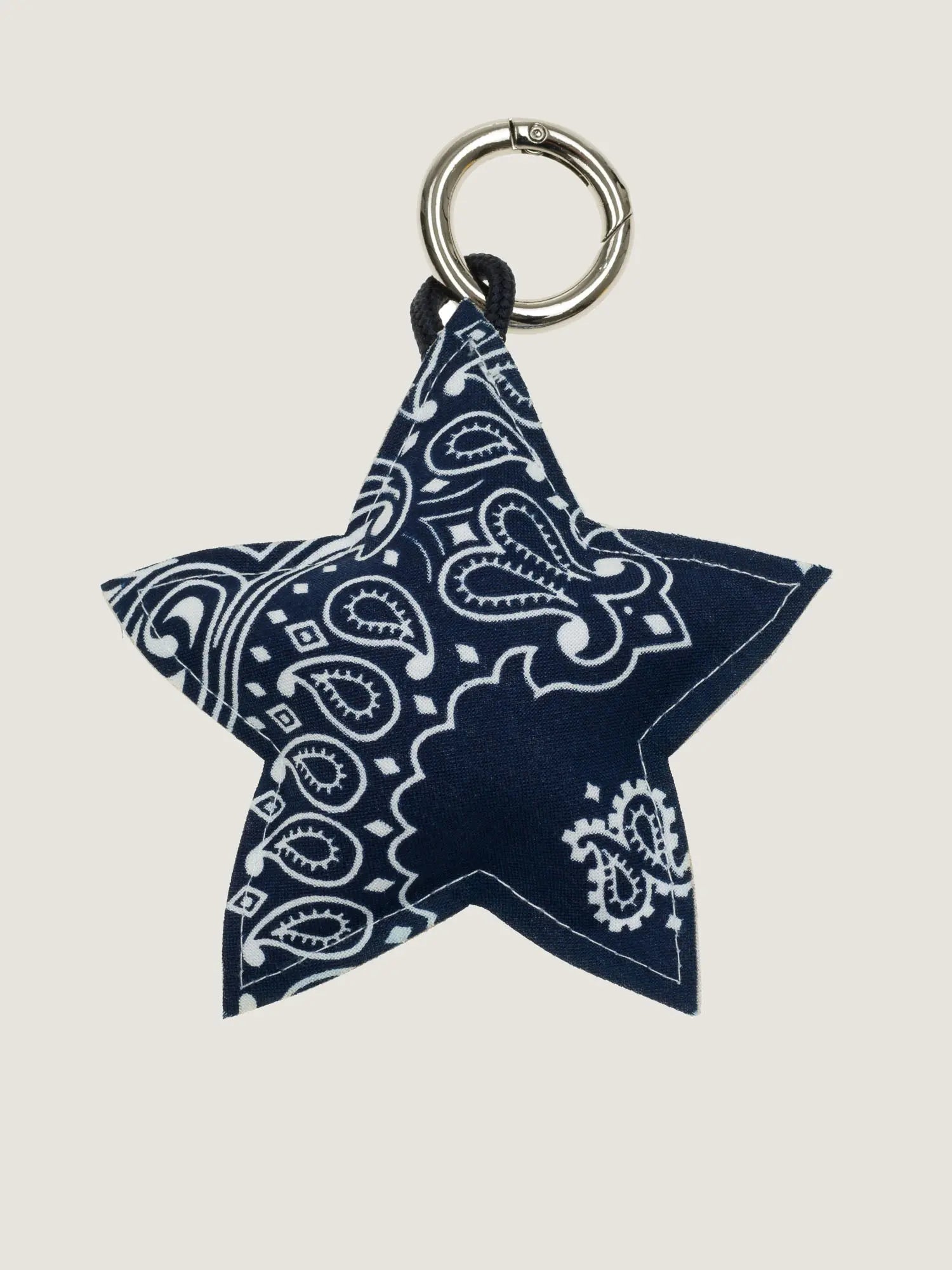 Key Ring - Star - Navy / Chambray