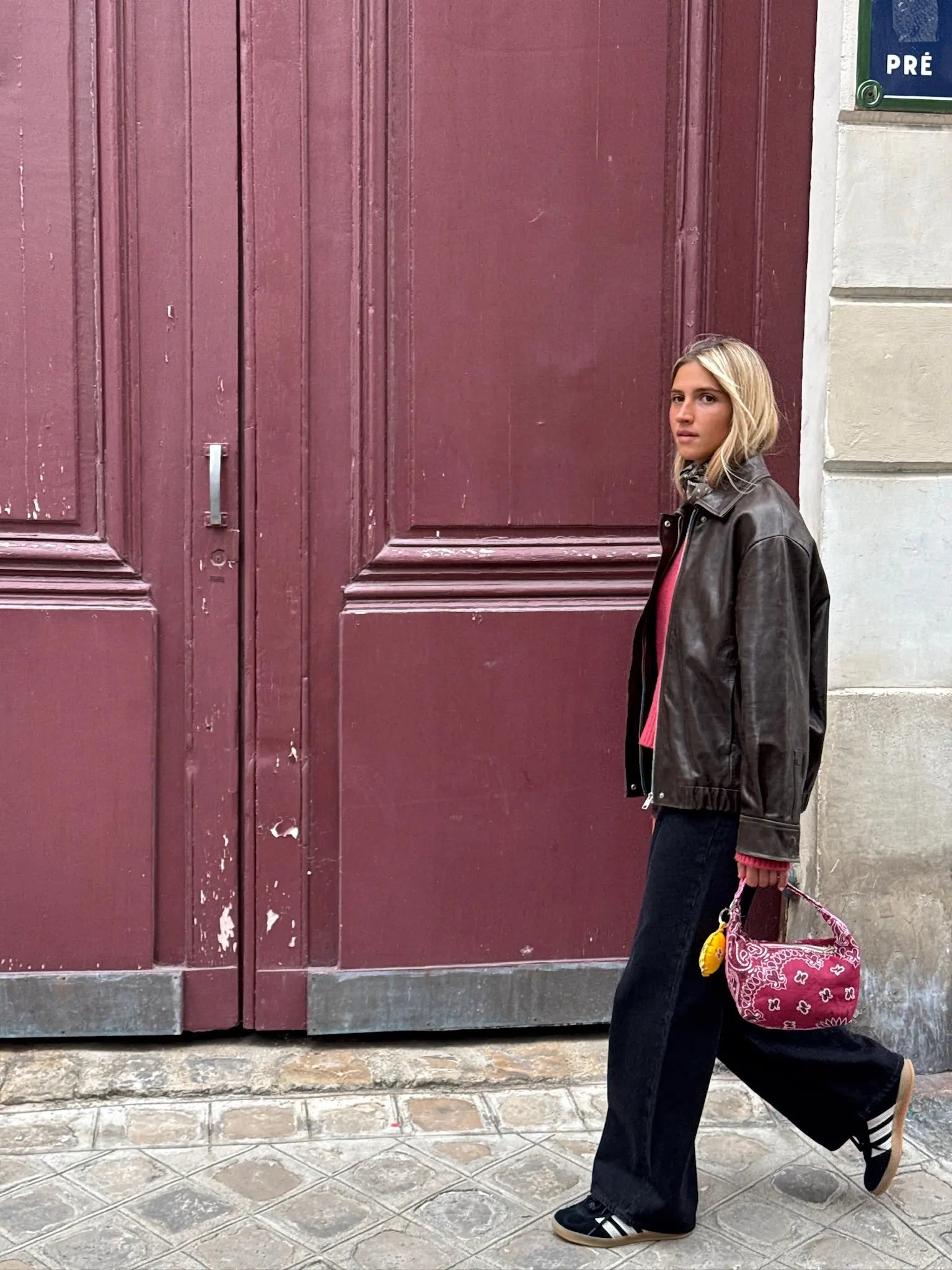 Mini Berlingot Bag - Burgundy / Fuchsia