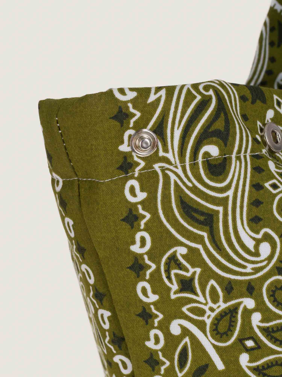 Maxi Tote Bag - Bronze / Weekend Green