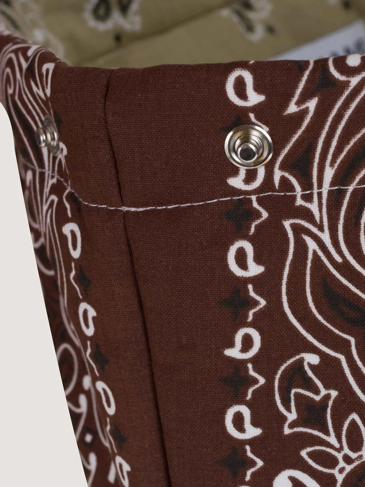 Maxi Tote Bag - Brown / Beige