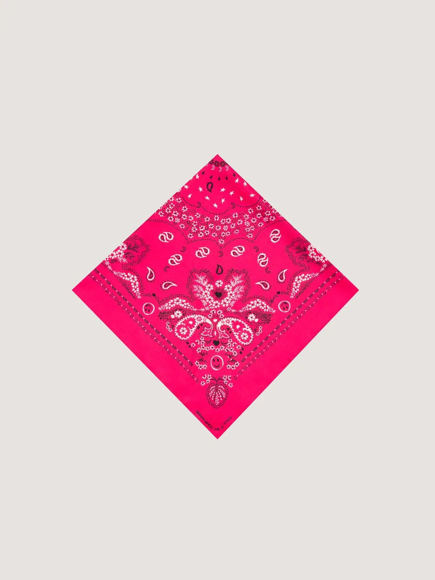 Bandana en Soie - FUCHSIA - Grand Modèle WS