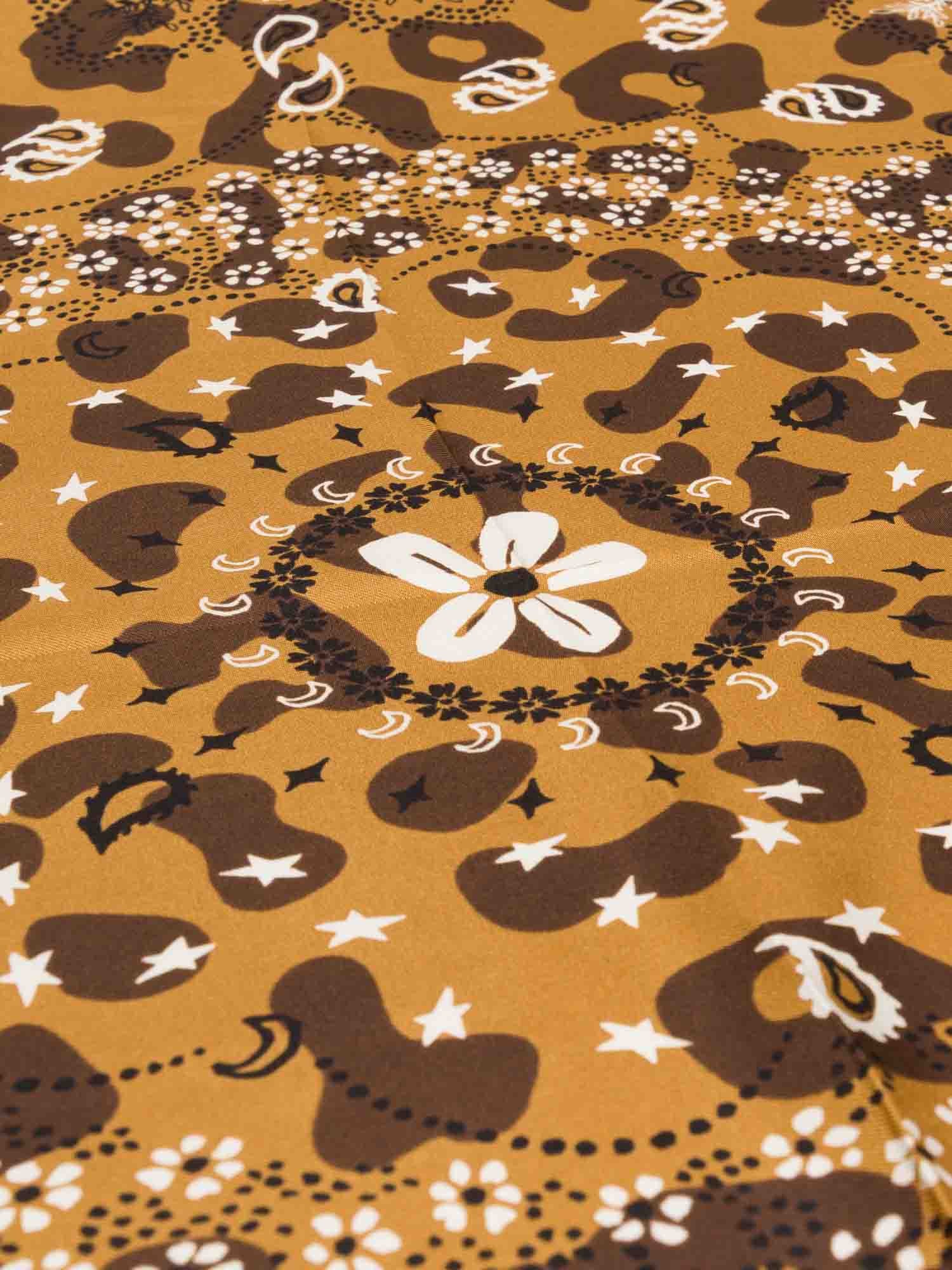 Bandana en Soie - LEOPARD - Grand Modèle