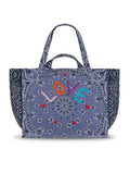 Maxi Cabas - LOVE - Chambray / Navy