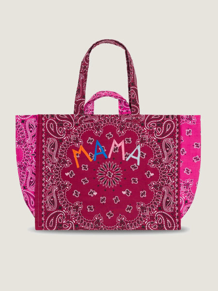 【MALUS/マリュス】 Bandana quilting big tote Maxi-Cabas-Matelasse-Mama-
