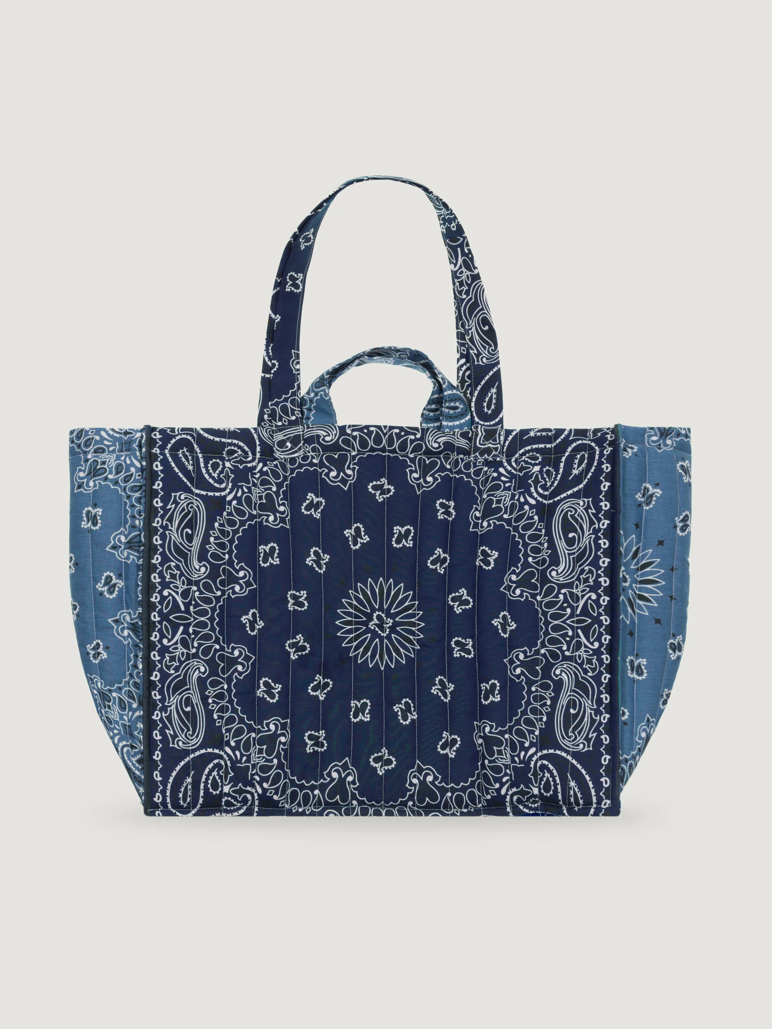 Maxi Cabas Matelassé - TRAVEL - Navy / Chambray