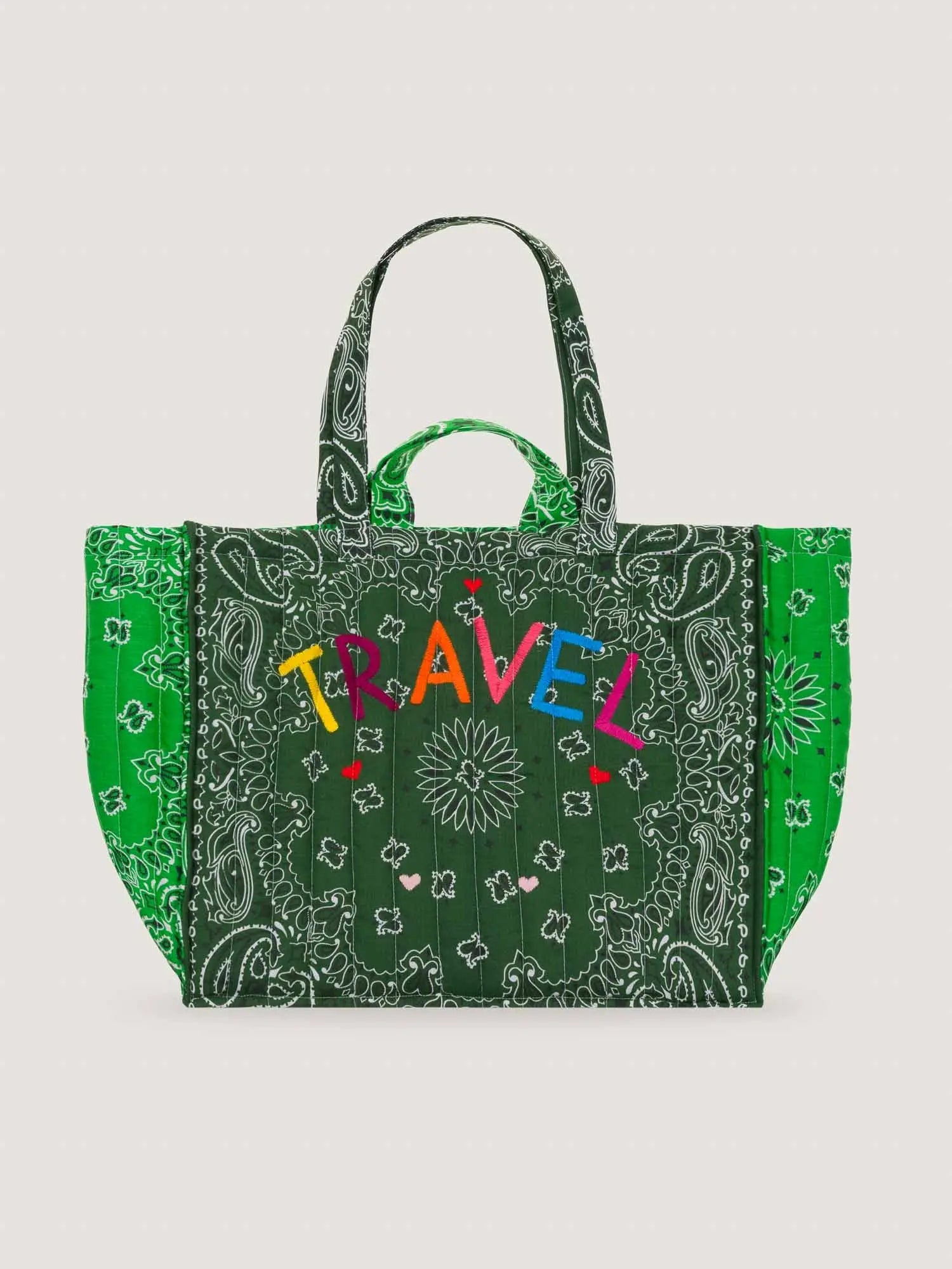 Large tote bags for women: original and hand-embroidered